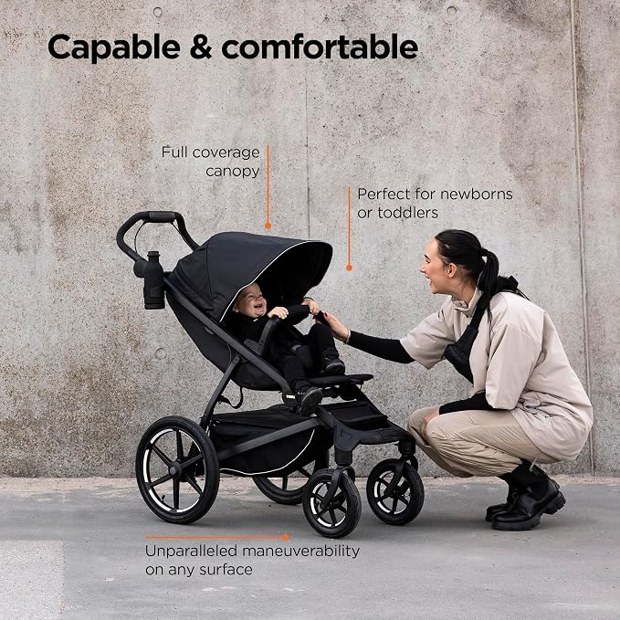 Thule Urban Glide 4-Wheel Single Child All-Terrain Stroller, Full-Suspension - Image 2
