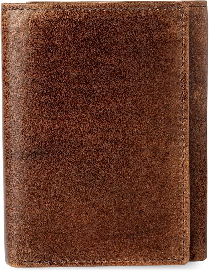 BULL GUARD Leather Trifold Wallets by BullGuard