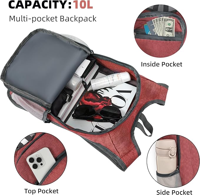 Foldable Travel Daypack - 10L Lightweight Backpack - Image 4
