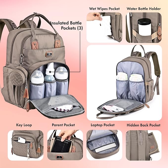 Dikaslon Diaper Bag Backpack - Image 4