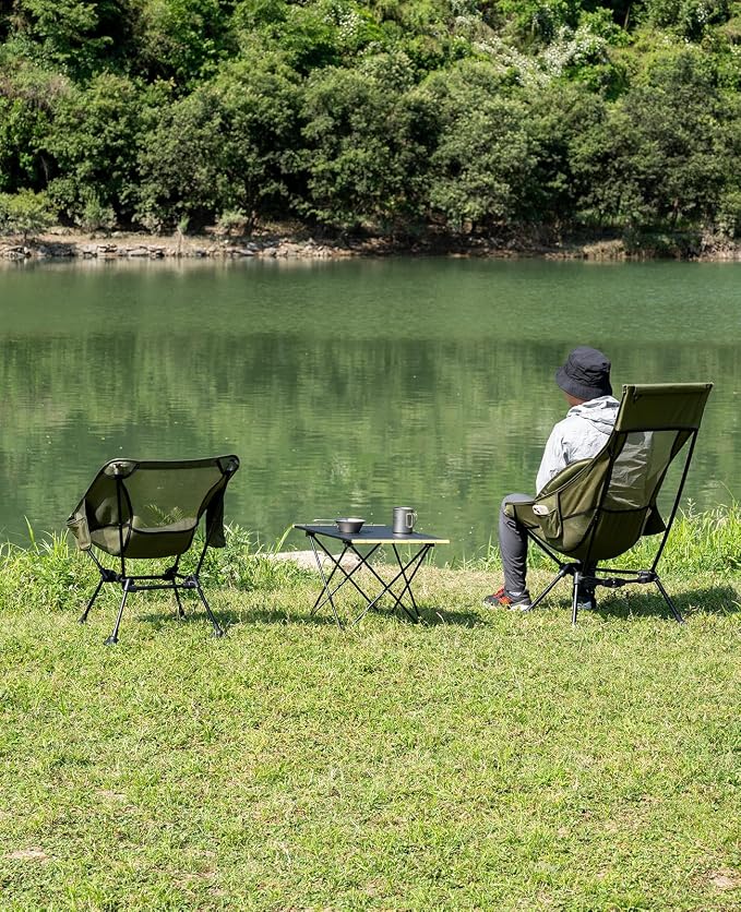 iClimb Ultralight Compact Camping Folding Beach Chair - Image 7