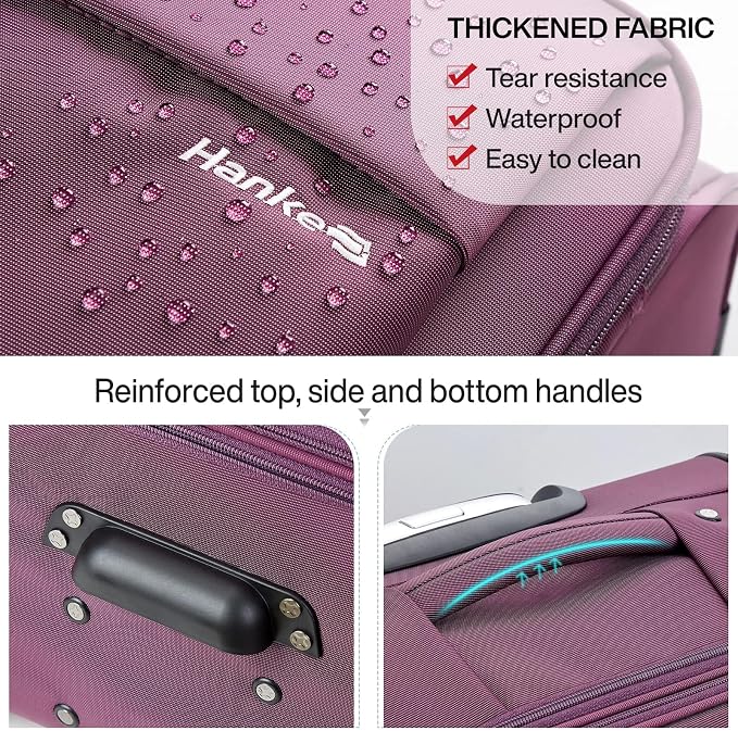 Hanke 20/28 Inch 2 Piece Luggage Sets - Image 5