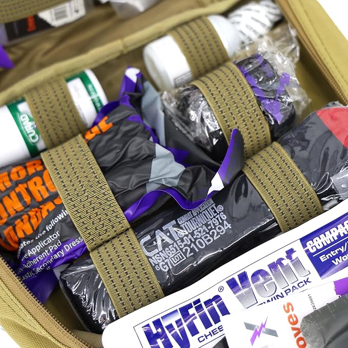 Lightning X Rip-Away Officer's Patrol Tactical Gunshot & Trauma IFAK Kit - Image 3