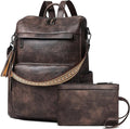 Shrrie Vegan Leather Laptop Backpack by Shrrie