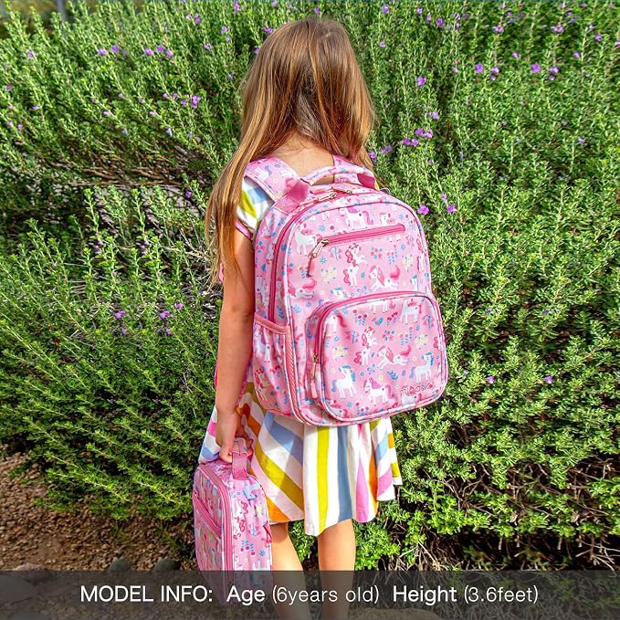 mibasies Girls Backpack 5-8: Lightweight Kids Backpacks - Image 2