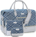 Weekender Bag for Women, Travel Duffel Bag Carry On Overnight Bag by ITIEZY
