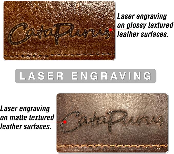 Top Grain Leather Text Custom Electronic Organizer Zipper Bag Tech Pouch - Image 2