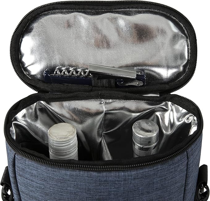 ALLCAMP 2 Bottle Wine Tote Carrier - Image 7