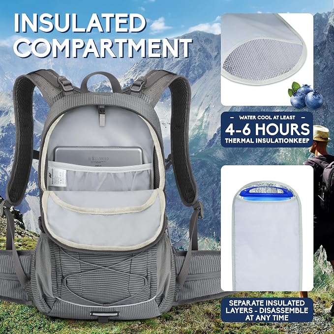 Hydration Backpack 3L Water Bladder, Hiking Water Backpack - Image 2