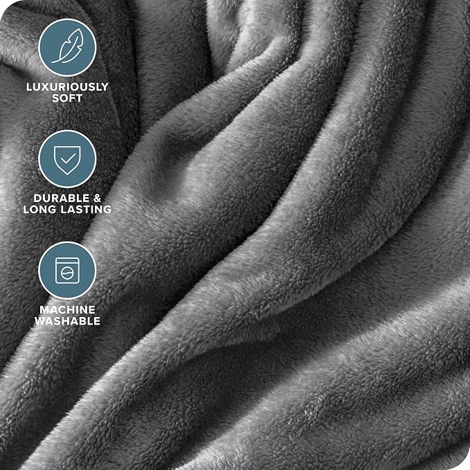 Bare Home Fleece Blanket - Image 5