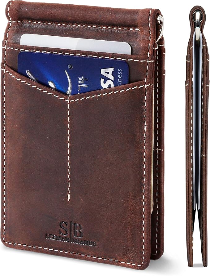 SERMAN BRANDS RFID Blocking Wallet Slim Bifold by SERMANBRANDS