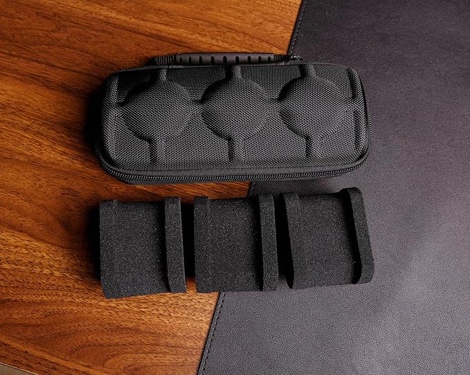3 slots Watch travel case, Hard watch roll, travel watch case organizer holder - Image 4