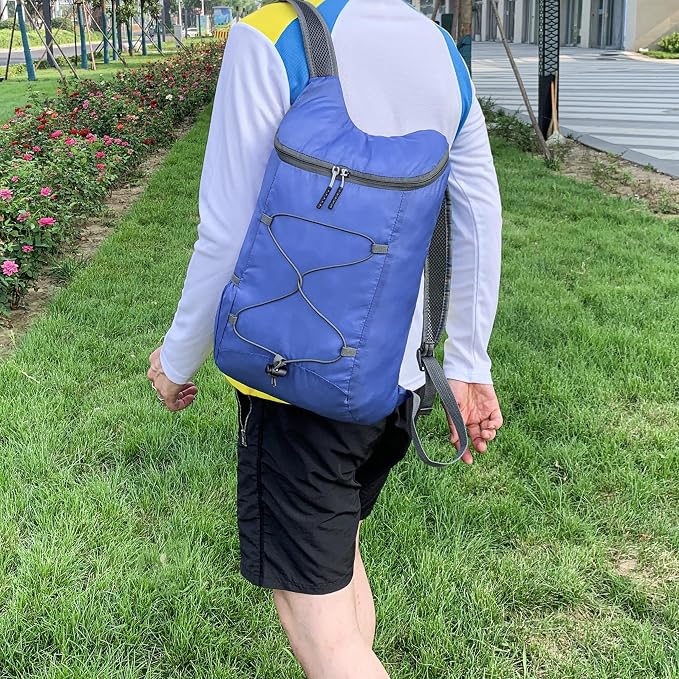 16L Hiking Daypack Lightweight Foldable Travel Backpack Water Repellent Camping - Image 8