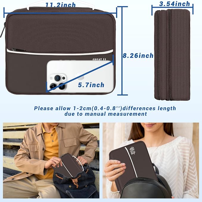 Electronics Organizer, Travel Cord Organizer Pouch, Portable Cable Organizer - Image 3
