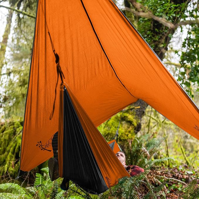 Wise Owl Outfitters Hammock Rain Fly – Waterproof Camping Tarp Cover - Image 5