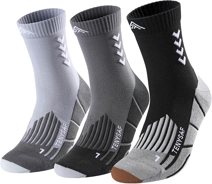 Compression Crew Running Socks: Athletic Socks by TENYSAF%C2%AE