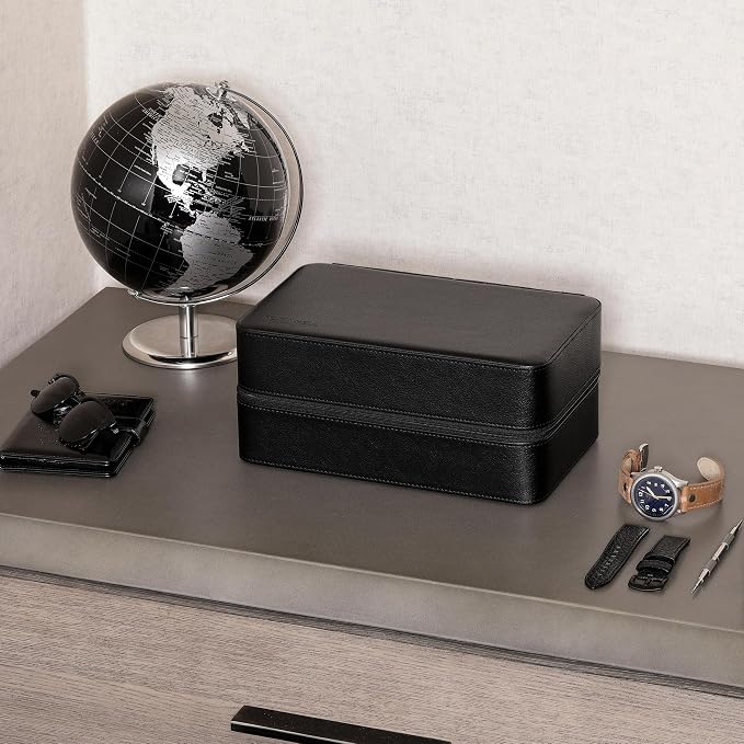 ROTHWELL 8 Watch Travel Case Storage Organizer - Image 7
