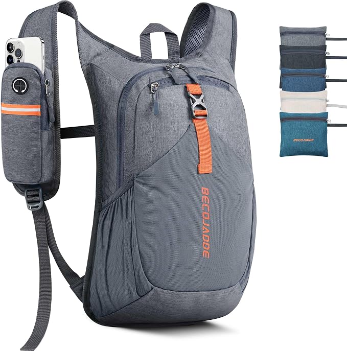 15L Small Hiking Backpack for Men Women Foldable Packable Back Pack Ultralight by BECOJADDE