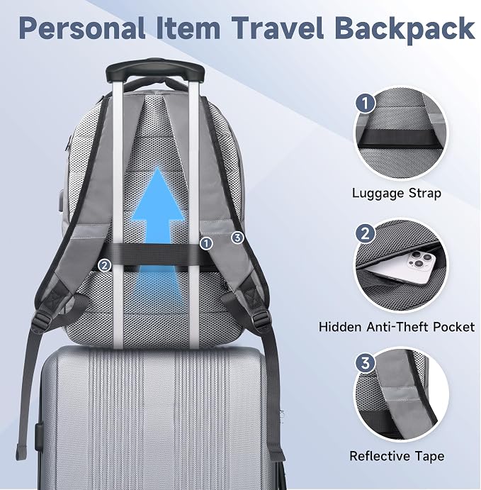 Multipocket TSA Travel Laptop Backpack - Image 8