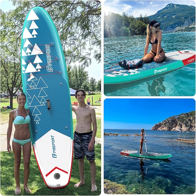 FBSPORT 11' Premium Stand Up Paddle Board, Yoga Board - Image 5