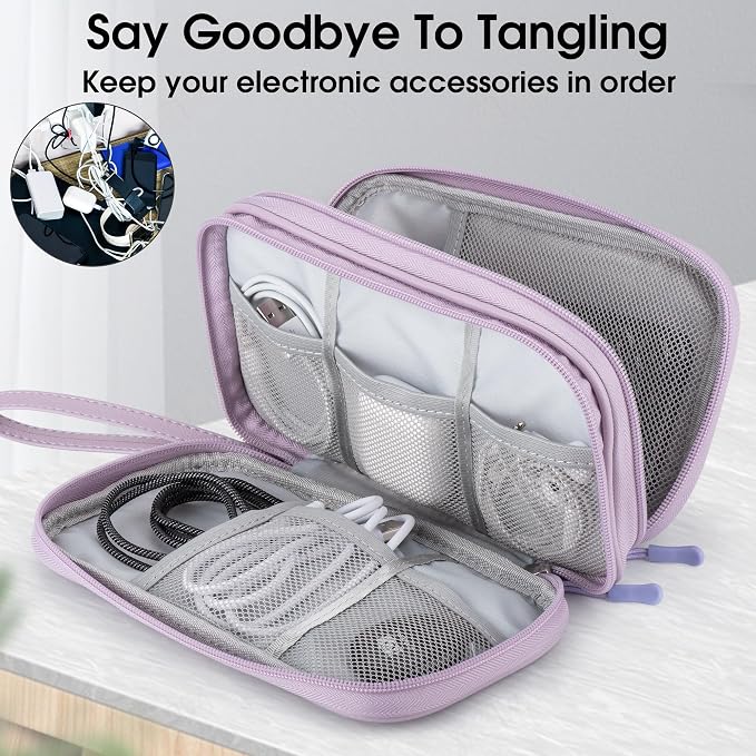 Leather Travel Electronic Organizer - Image 6