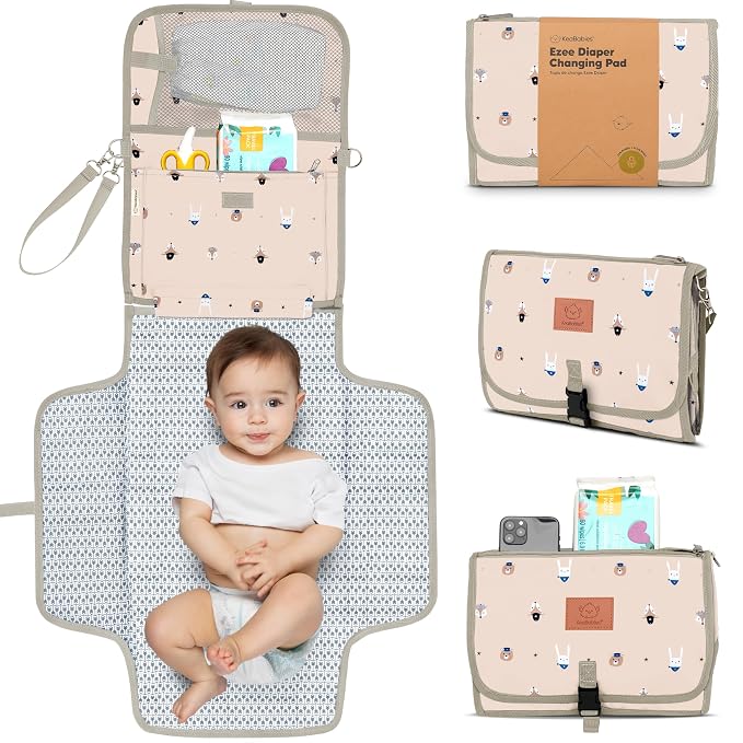 KeaBabies Portable Diaper Changing Pad by KeaBabies