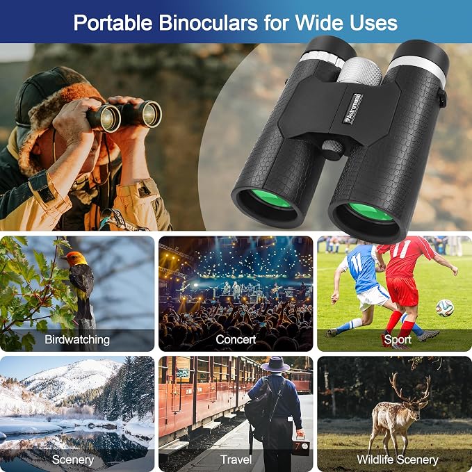Astromania 8x42 Compact Binoculars -BK7 Prism -Gifts - Image 5