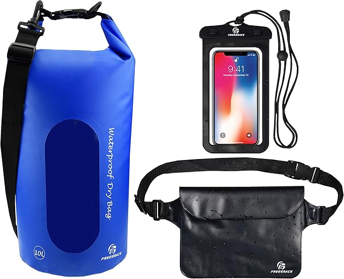 Freegrace Waterproof Dry Bags Set Of 3 Dry Bag by Freegrace