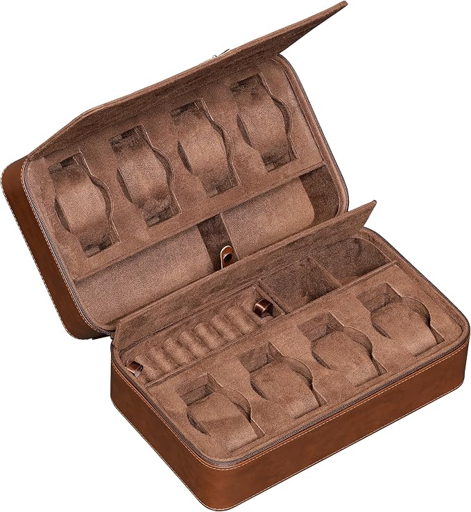 ROTHWELL 8 Watch Travel Case Storage Organizer by RothwellSanFrancisco