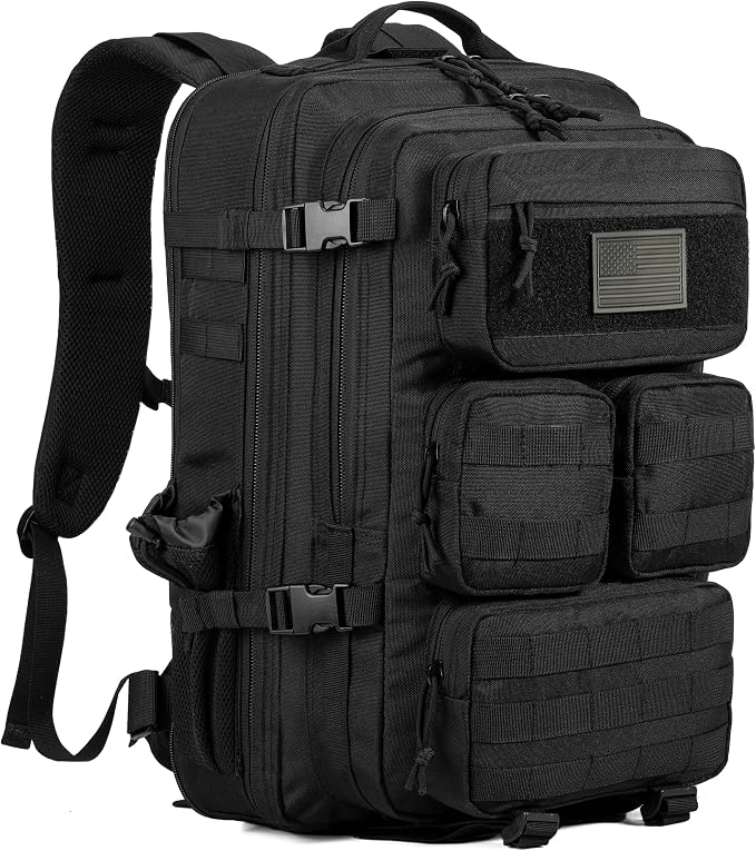 Tactical Backpack for Men, 40/50L Expandable Military Backpack, Waterproof by Home