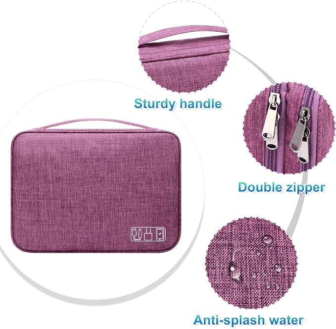 CILLA Electronics Organizer Travel, Travel Cord Organizer Case, Compact - Image 4