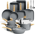 Kitchen Academy Granite Nonstick Cookware Set by KITCHENACADEMYBETTERLIVINGTHROUGHCOOKINGPERFECTION