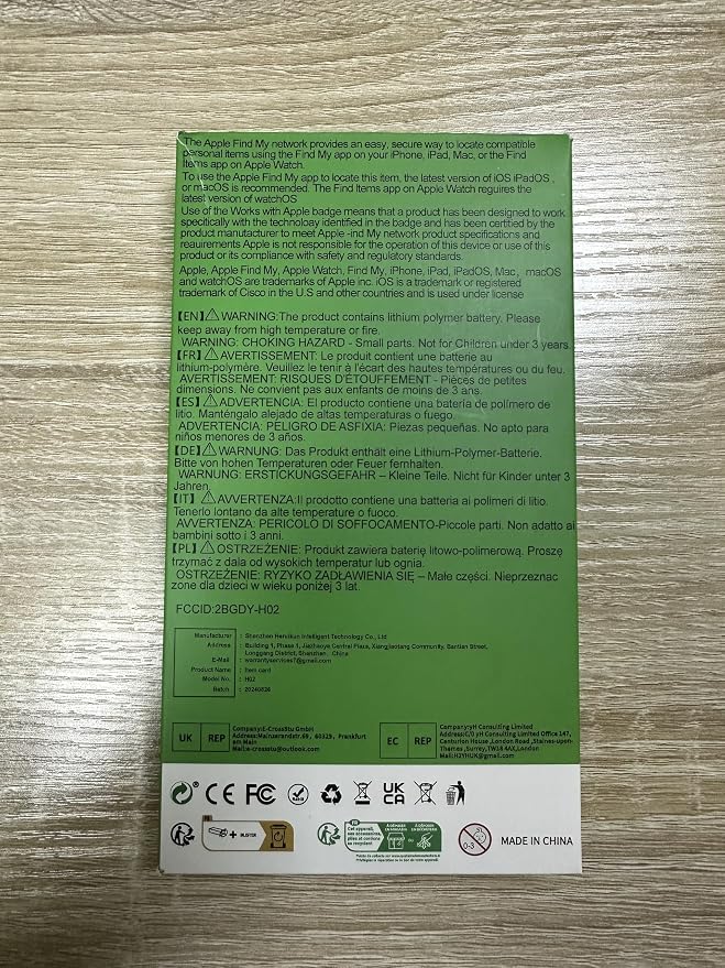Wallet Tracker Card, Rechargeable Finder, Works - Image 9