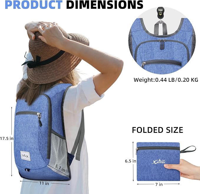 Foldable Hiking Backpack - 10L Daypack - Image 2