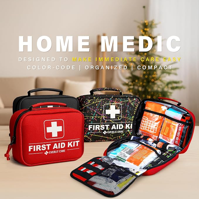 380 Pcs First Aid Kit All-Purpose Medical Essential Kit - Image 6