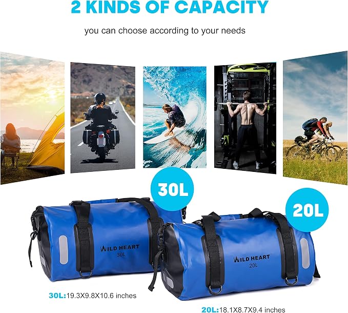 WILD HEART Waterproof Bag Duffel Bag 20L 30L 40L - Image 6