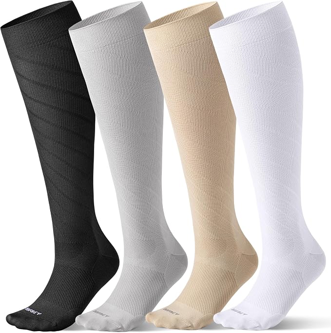 4 Pairs Light Compression Socks by Bbfrey