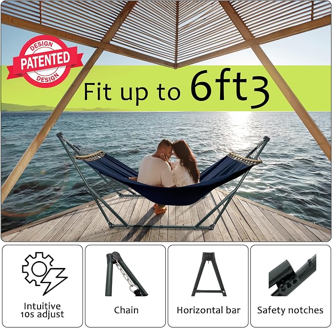 Tranquillo Ultimate Relaxation Portable Hammock Stand - Image 4