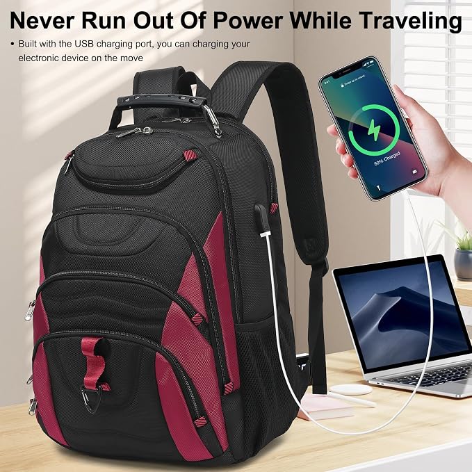 Boavan Laptop Backpack for men, 17.3 inch Laptop Bag - Image 7