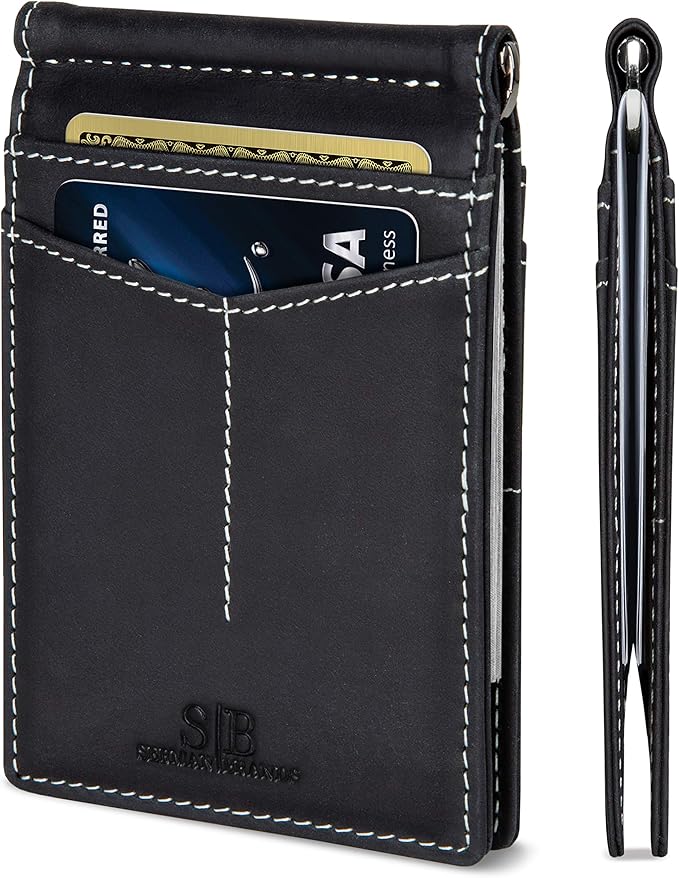 SERMAN BRANDS RFID Blocking Wallet Slim Bifold by SERMANBRANDS