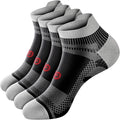 PAPLUS Ankle Compression Sock for Men and Women 2/4/6 Pairs, Low Cut by PAPLUS