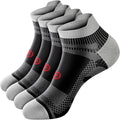 PAPLUS Ankle Compression Sock for Men and Women 2/4/6 Pairs, Low Cut by PAPLUS