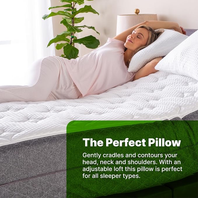GhostBed Shredded Memory Foam Pillow - Image 3