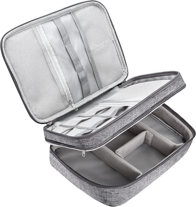 CILLA Electronics Organizer Travel, Travel Cord Organizer Case, Compact by CILLA