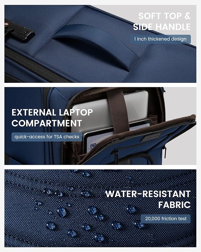 Carry On Luggage 22x14x9 Airline Approved, 22-Inch Suitcases - Image 9
