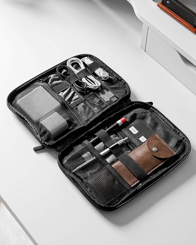 BAGSMART Electronics Travel Organizer Case, Compact Cable Organizer Bag - Image 8