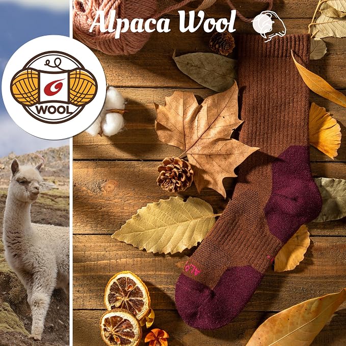 Alpaca Wool Hunting Socks 2 pairs - Image 2