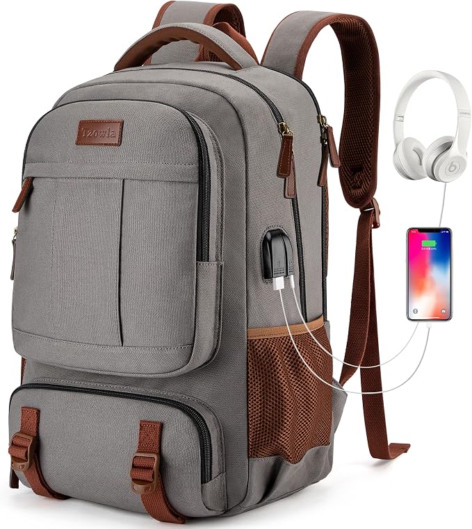Tzowla Canvas Laptop Backpack, Bag by Tzowla