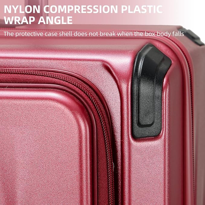 Premium Carry On Luggage, 20Inch&29 Inch Top Opening Airline Approved ABS+PC - Image 9