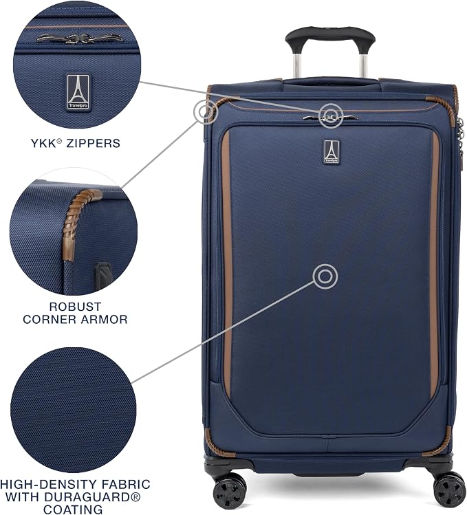Travelpro Crew Classic Lightweight Softside Expandable Checked Luggage - Image 3